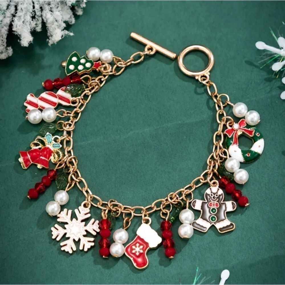 Christmas Winter Charm Bracelet
